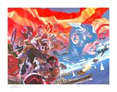 Captain America - Captain America: Winter in America Fine Art Print by Alex Ross