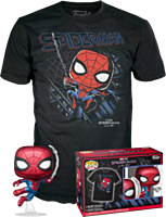 Spider-Man: No Way Home - Spider-Man Diamond Glitter Pop! Vinyl Figure & T-Shirt Box Set